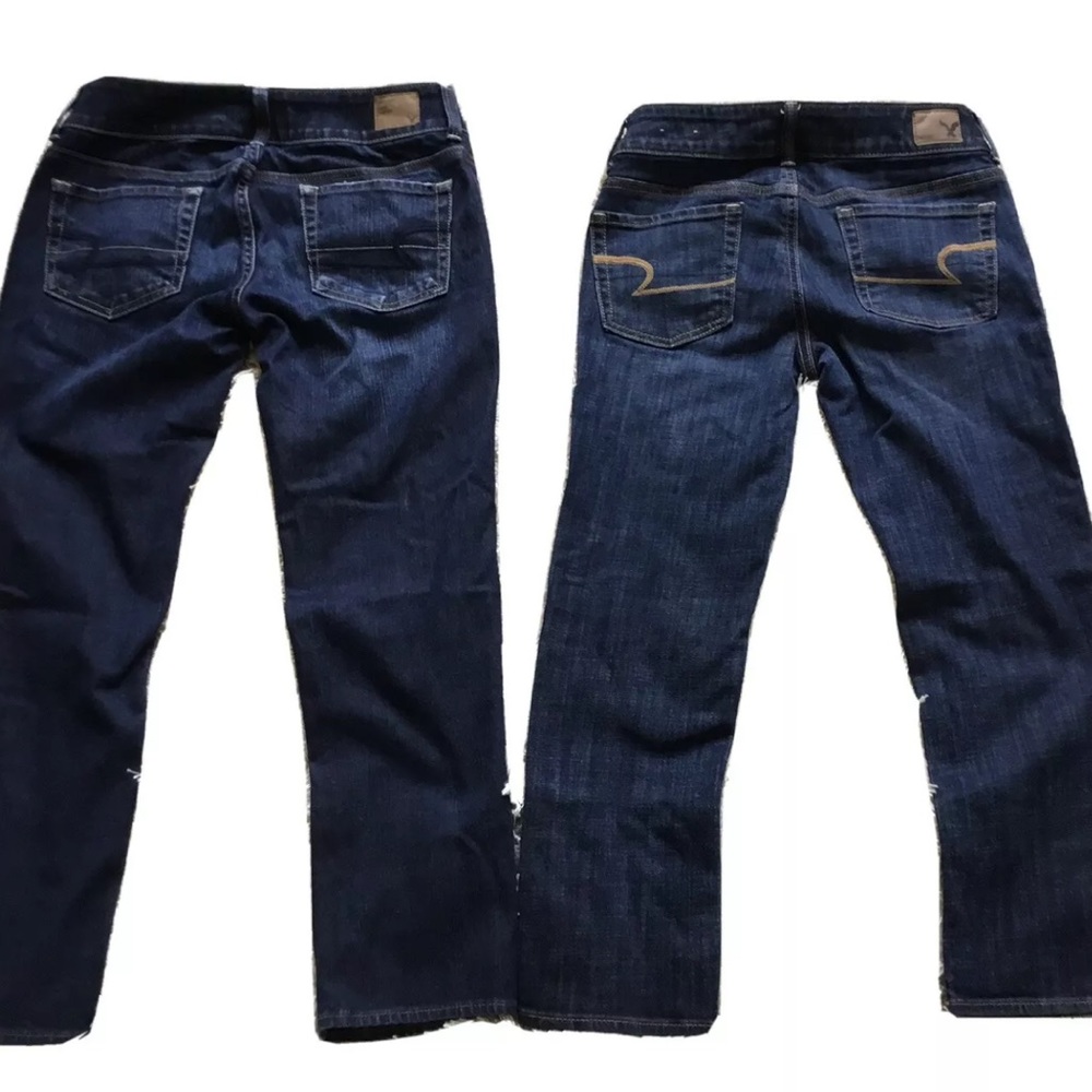 AMERICAN EAGLE size 2 ARTIST CROPPED JEANS BUNDLE
